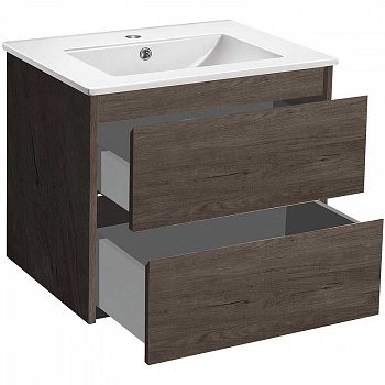 Тумба под раковину Vincea Gio 60 VMC-2G600RO подвесная R.Oak