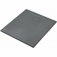 Душевой поддон из стеклопластика WasserKRAFT Elbe 90x90 74T03 Черный матовый