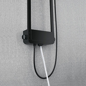 Душевая панель Black&White Seasons 1220w0 Графитовый черный
