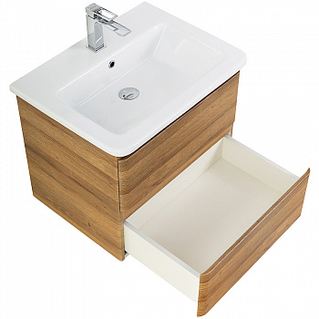 Тумба под раковину BelBagno 60 ALBANO-CER-600-2C-SO-RR подвесная Rovere Rustico