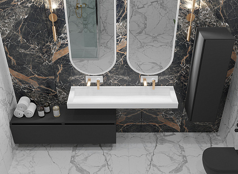Тумба Boheme Armadi Art Vallessi UNO-S 100 897-100-A glossy подвесная Антрацит глянец
