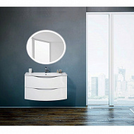 Зеркало BelBagno SPC-VST 75 с кнопочным выключателем с подсветкой
