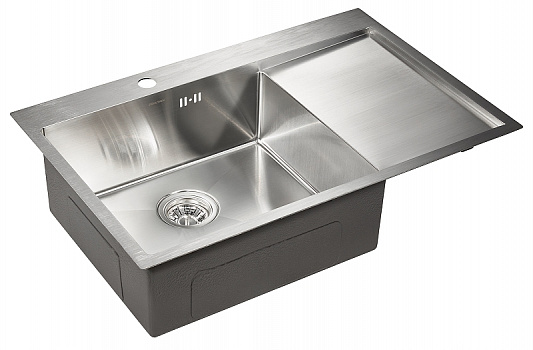 Кухонная мойка Paulmark Atlan 78 L PM217851-BSL Брашированная сталь
