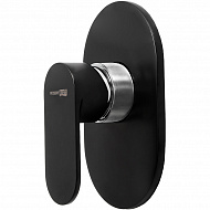 Смеситель для душа WasserKRAFT Elbе 7451 Черный матовый Хром