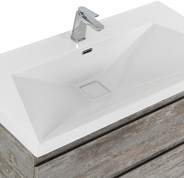 Тумба под раковину Cezares Molveno 80 MOLVENO-80-2C-SO-LG подвесная Legno Grigio