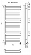 Полотенцесушитель Нойс П18 500х1200Terminus