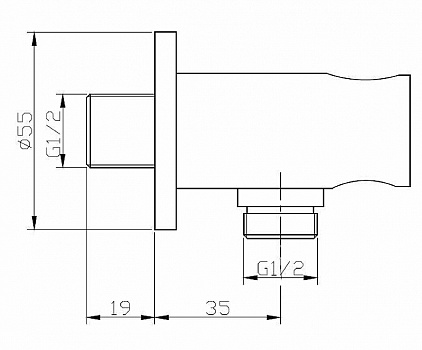 Душевой гарнитур BelBagno Ancona ANCONA-DFS-CRM Хром