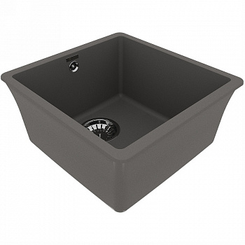 Кухонная мойка Lemark Sinara 400-U 9910065 Серый шелк