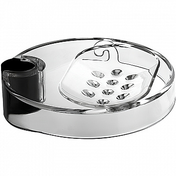 Мыльница Kludi Logo 6110121-00 прозрачная