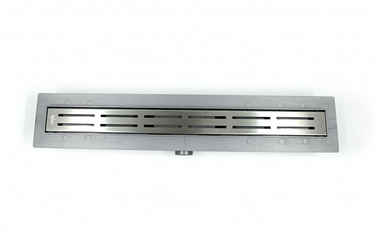 Дренажный канал Timo 60см с решеткой DOUBLE GAP из нержавеющей стали Smart (SM-DGG60-LS40(DRY))