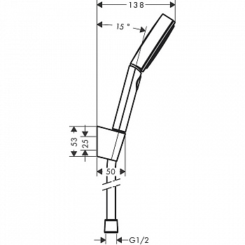 Душевой гарнитур Hansgrohe Pulsify Select 24303000 Хром