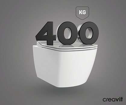 Унитаз Creavit Elegant EG321-11CB00E-0000 подвесной Белый без сиденья