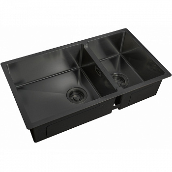 Кухонная мойка ZorG Light Grafit ZL R 780-2-440 GRAFIT Графит