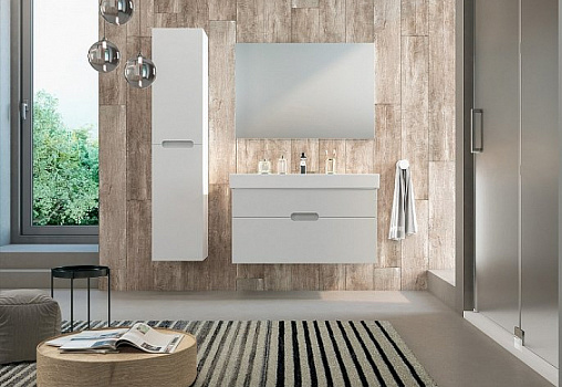 Тумба под раковину Creto Malibu 80 7-1078W подвесная Белая