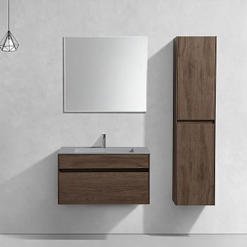 Тумба под раковину Vincea Chiara 80 VMC-2C800RO подвесная R.Oak