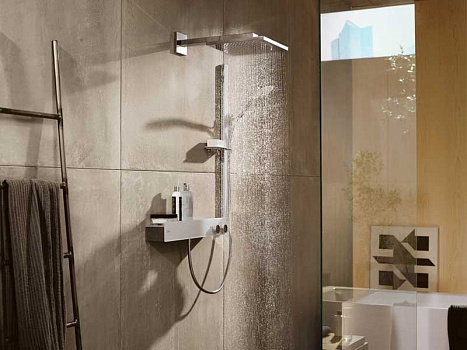 Смеситель для душа Hansgrohe ShowerTablet 13108400 с термостатом Хром Белый