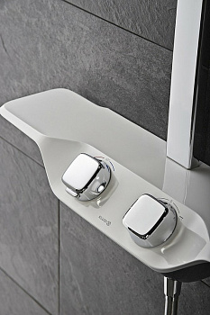 Душевая система Kludi Cockpit Discovery 8020091-00 Хром Белый