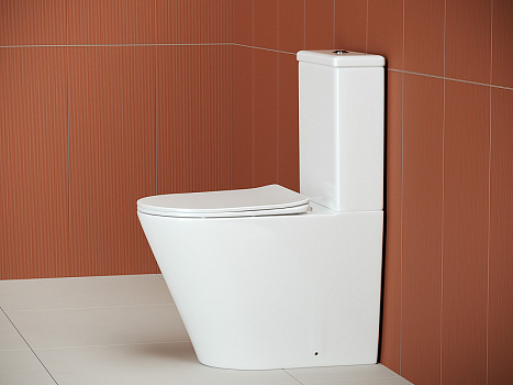 Унитаз компакт Ceramica Nova Highlight CN1802 с бачком и сиденьем Микролифт