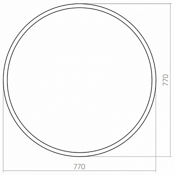 Зеркало Silver Mirrors Manhetten 77 ФР-00001425 Черное матовое