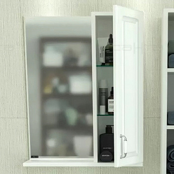 Зеркало со шкафом СанТа Верона 60 R 700280 Белое