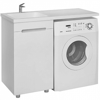 Тумба под раковину Raval Forte 110 L For.01.110.L/N/W Белая