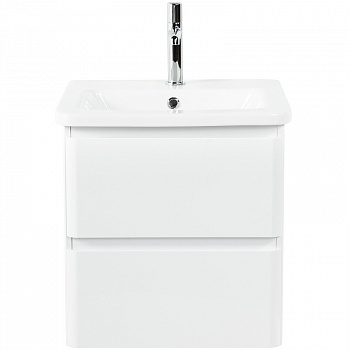 Тумба под раковину BelBagno 50 ALBANO-CER-500-2C-SO-BL подвесная Bianco Lucido