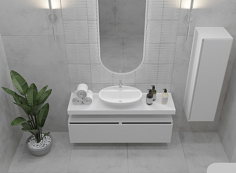 Тумба Boheme Armadi Art Vallessi UNO-S 60 897-060-W подвесная White