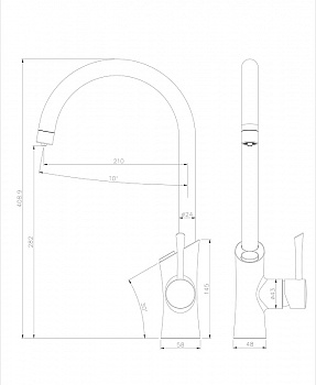 Смеситель для кухни Lemark Comfort LM3072C Хром