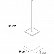 Ершик для унитаза Fixsen Gusto FX-300-5 Хром Бирюзовый