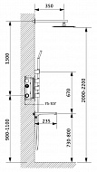 Душевая система Timo Petruma SX-5149/03SM Черный
