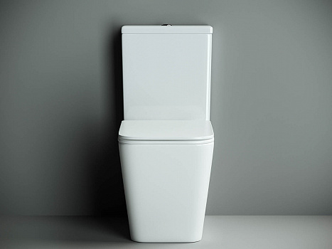 Унитаз компакт Ceramica Nova Cubic CN1803 с бачком и сиденьем Микролифт