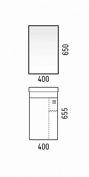 Тумба под раковину Corozo Комо 40 SD-00000317 подвесная Белая