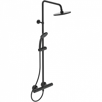 Душевая система Ideal Standard Ceratherm T25 A7545XG с термостатом Черная матовая
