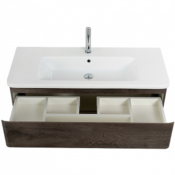 Тумба под раковину BelBagno 105 ALBANO-CER-1050-2C-SO-RNG подвесная Robere Nature Grigio