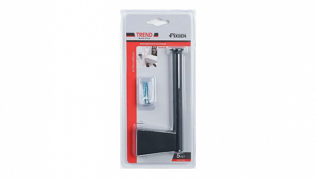 Держатель туалетной бумаги Fixsen Trend FX-97810B Черный матовый