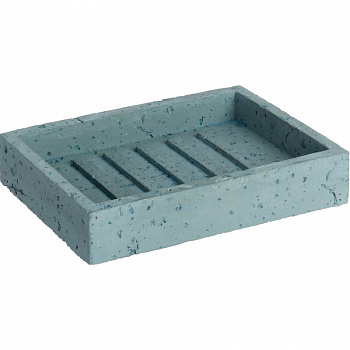 Мыльница Fixsen Gusto FX-300-4 Хром Бирюзовый