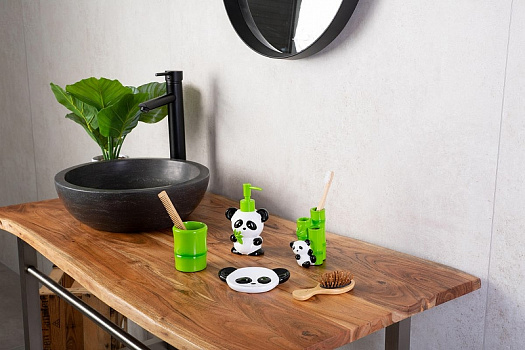 Мыльница Ridder Panda 2168300 Белая Черная