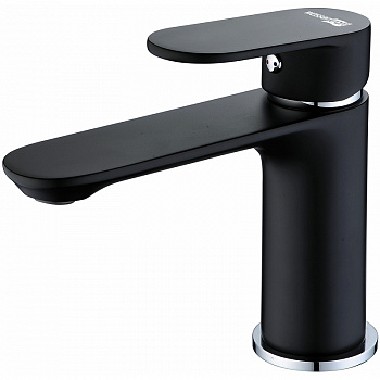 Смеситель для раковины WasserKRAFT Elbе 7403 Черный матовый Хром
