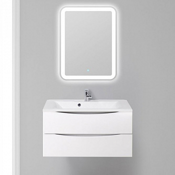 Тумба под раковину BelBagno Marino 90 MARINO-900-2C-SO-BL-P подвесная Bianco Lucido