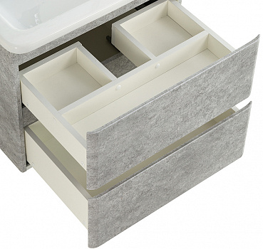 Тумба под раковину BelBagno 60 ALBANO-CER-600-2C-SO-CVG подвесная Cemento Verona Grigio
