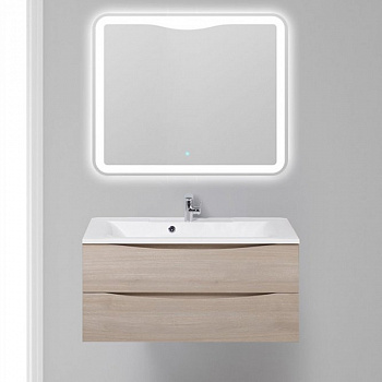 Тумба под раковину BelBagno Marino 100 MARINO-1000-2C-SO-RG-P подвесная Rovere Grigio
