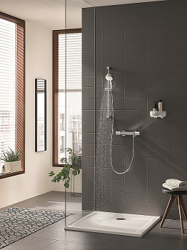 Смеситель для душа Grohe Grohtherm 1000 Performance 34776000 с термостатом Хром