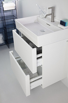 Тумба под раковину Laufen Kartell 58 4.0756.9.033.640.1 подвесная Белая матовая