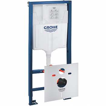 Инсталляция Grohe Solido 38981000 для унитаза с клавишей смыва Хром