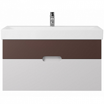 Тумба под раковину Creto Malibu 100 7-1079CS подвесная Chocolate Soft
