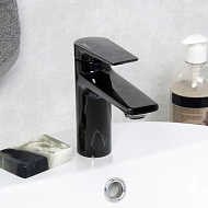 Смеситель для раковины WasserKRAFT Glan 6603 Черный глянцевый