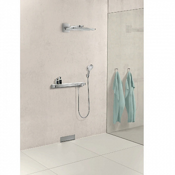 Верхний душ Hansgrohe Rainmarket Select 460 1jet 24003600 Черный хром