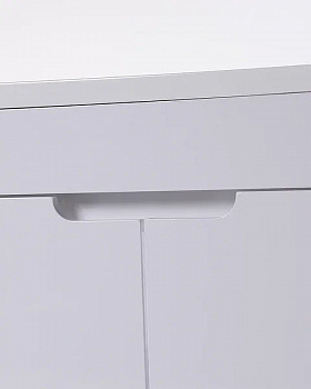 Тумба с раковиной Orange Optima 120 OPD-120TUW+RAR Белый глянец
