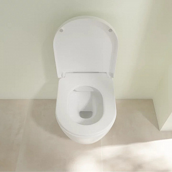 Унитаз Villeroy&Boch Avento 5656HR01 подвесной с сиденьем Микролифт