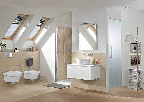 Биде Villeroy&Boch Architectura 54840001 подвесное Альпийский белый